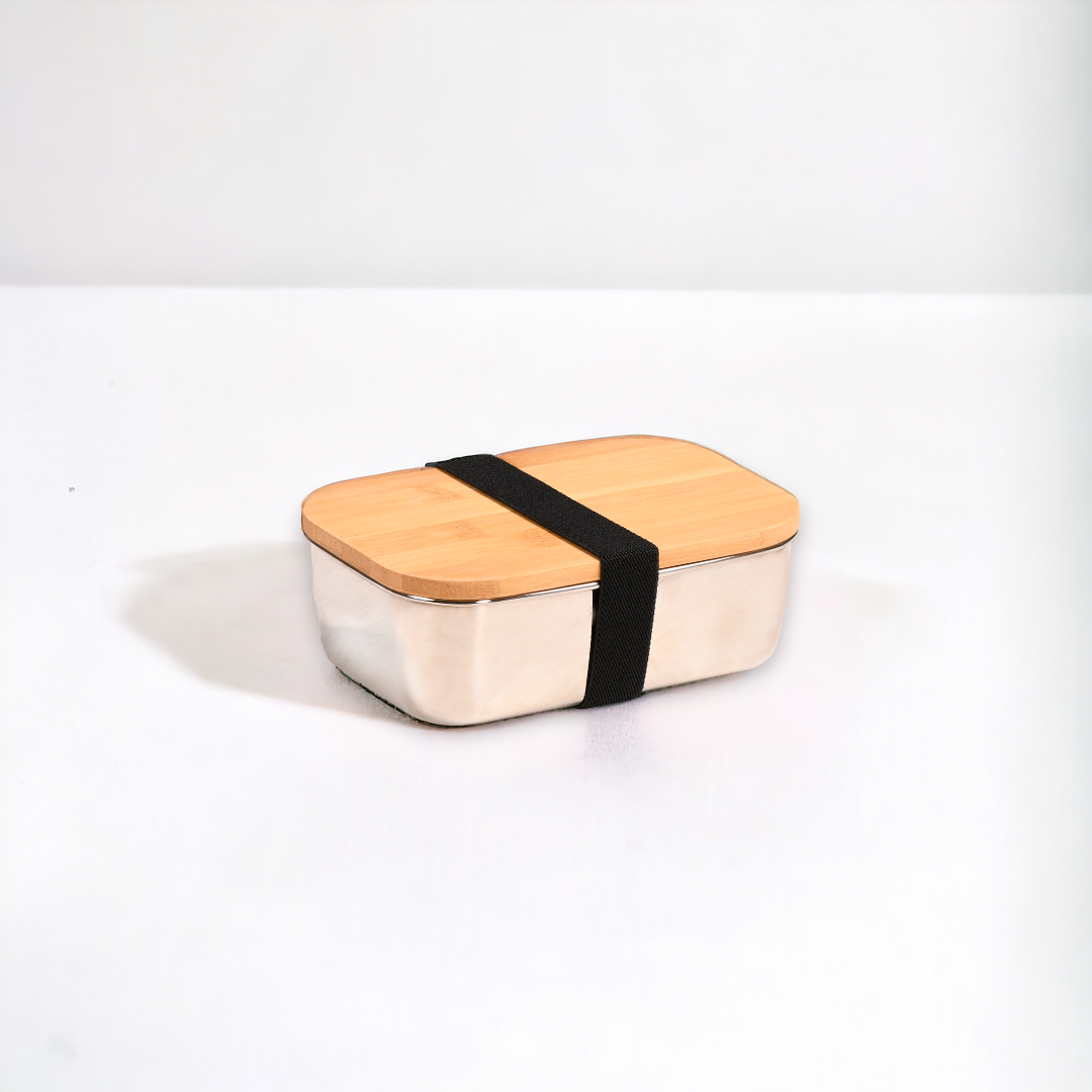 Brotdose Lunchbox aus Edelstahl mit Bambusdeckel für einen wunderbaren Menschen