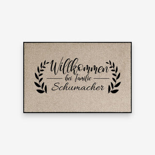 Personalisierbare Fußmatte mit deinem Namen 40 x 60 cm