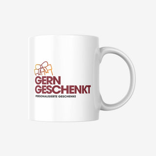 Geschenkset Personalisierbare Tasse mit deinem Logo oder Design und DIY Kaffee Junky Drink