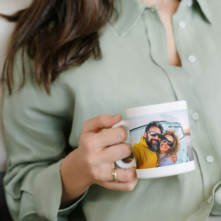 Personalisierbare Tasse mit deinem Foto und Wunschtext