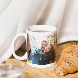 Personalisierbare Tasse mit deinem Foto und Wunschtext