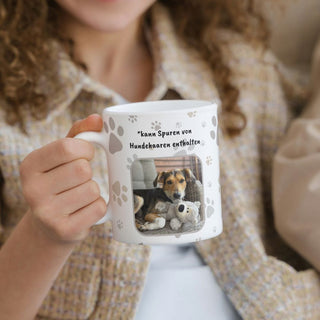 Personalisierbare Tasse mit dem Foto deines Hundes