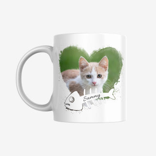 Personalisierbare Tasse mit dem Foto deiner Katze