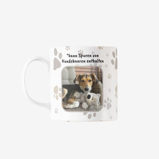 Personalisierbare Tasse mit dem Foto deines Hundes
