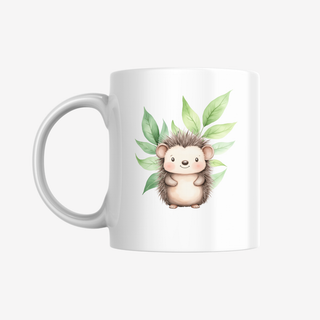 Personalisierbare Tasse für Kinder mit niedlichen Waldtieren