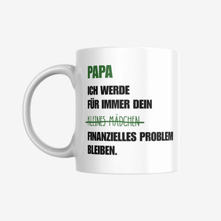 Personalisierbare Tasse mit deinem Foto und Wunschtext für Papa