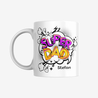 Personalisierbare Tasse für Papa - SUPERDAD